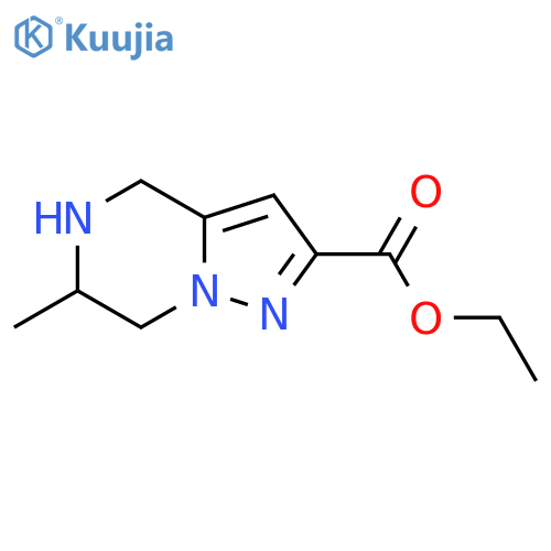 Ethyl 6-methyl-4,5,6,7-tetrahydropyrazolo[1,5-a]pyrazine-2-carboxylate structure