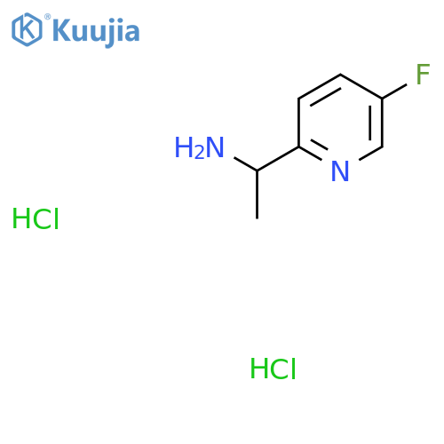 1-(5-fluoropyridin-2-yl)ethan-1-amine dihydrochloride structure