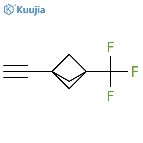 1-ethynyl-3-(trifluoromethyl)bicyclo[1.1.1]pentane structure