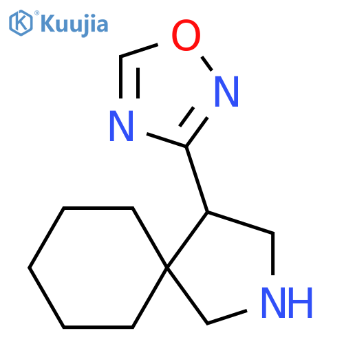 3-(2-Azaspiro[4.5]decan-4-yl)-1,2,4-oxadiazole structure