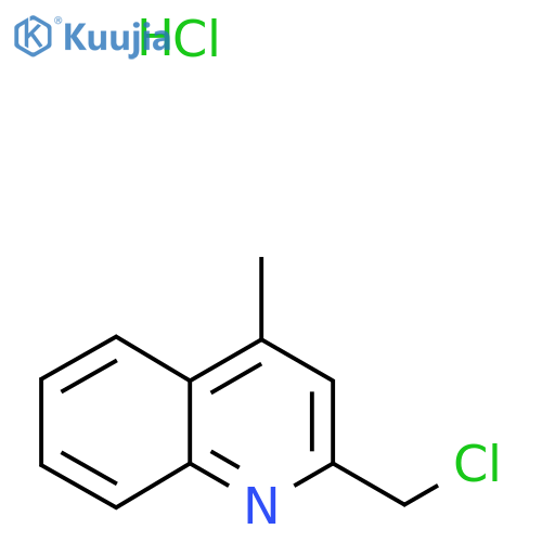 2-(Chloromethyl)-4-methylquinoline hydrochloride structure