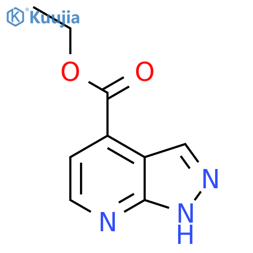 Ethyl 1H-pyrazolo[3,4-b]pyridine-4-carboxylate structure