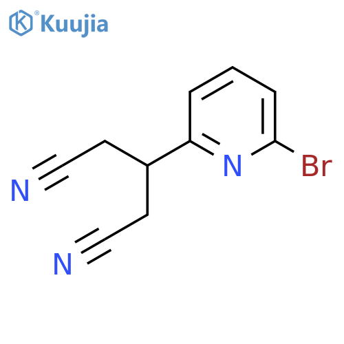 3-(6-Bromopyridin-2-yl)pentanedinitrile structure