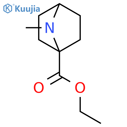 7-Azabicyclo[2.2.1]heptane-1-carboxylic acid, 7-methyl-, ethyl ester structure