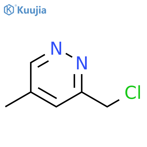 Pyridazine, 3-(chloromethyl)-5-methyl- structure