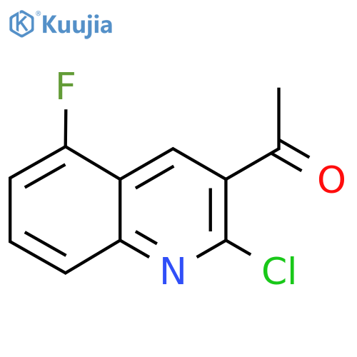 1-(2-Chloro-5-fluoroquinolin-3-yl)ethanone structure
