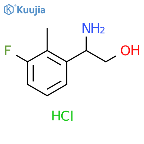 2-AMINO-2-(3-FLUORO-2-METHYLPHENYL)ETHAN-1-OL HYDROCHLORIDE structure