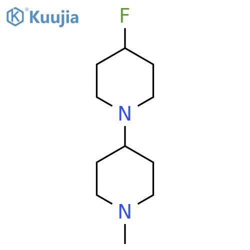 4-Fluoro-1'-methyl-1,4'-bipiperidine structure