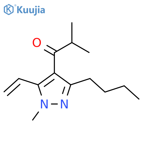 1-(3-Butyl-1-methyl-5-vinyl-1H-pyrazol-4-yl)-2-methylpropan-1-one structure
