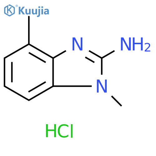 1,4-Dimethyl-1H-benzo[d]imidazol-2-amine hydrochloride structure