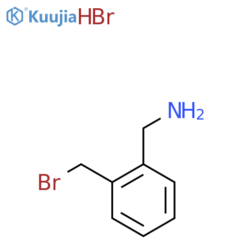 (2-(Bromomethyl)phenyl)methanamine hydrobromide structure