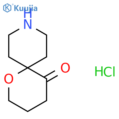 1-Oxa-9-azaspiro[5.5]undecan-5-one hydrochloride structure
