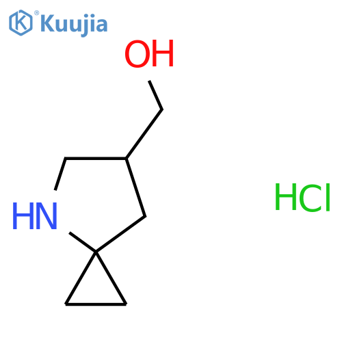 4-Azaspiro[2.4]heptan-6-ylmethanol hydrochloride structure