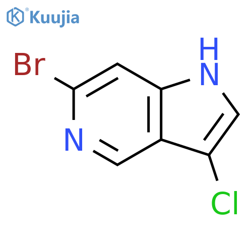 6-Bromo-3-chloro-1H-pyrrolo[3,2-c]pyridine structure