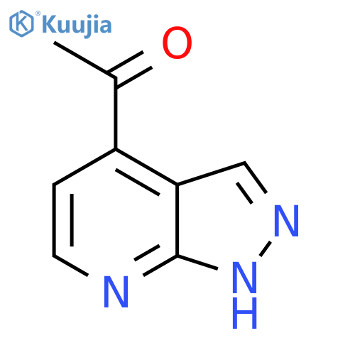 1-(1H-Pyrazolo[3,4-b]pyridin-4-yl)ethanone structure