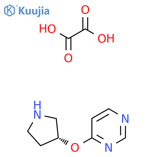 (R)-4-(Pyrrolidin-3-yloxy)pyrimidine oxalate structure