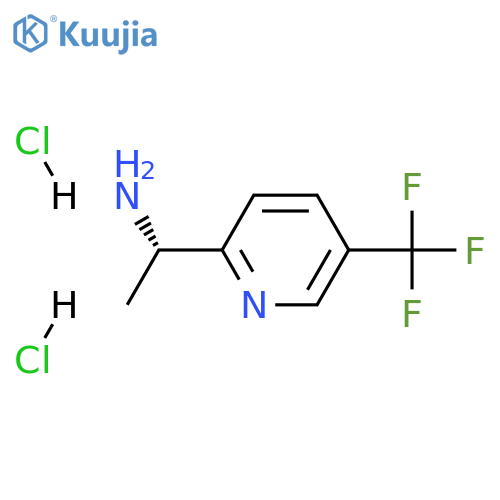 (S)-1-(5-(Trifluoromethyl)pyridin-2-yl)ethan-1-amine hydrochloride structure