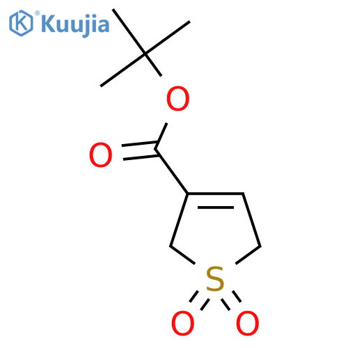 tert-butyl 1,1-dioxo-2,5-dihydro-1lambda6-thiophene-3-carboxylate structure