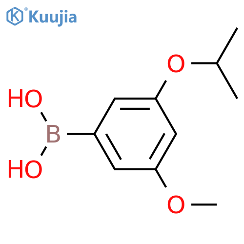 3-Isopropoxy-5-methoxyphenylboronic acid structure
