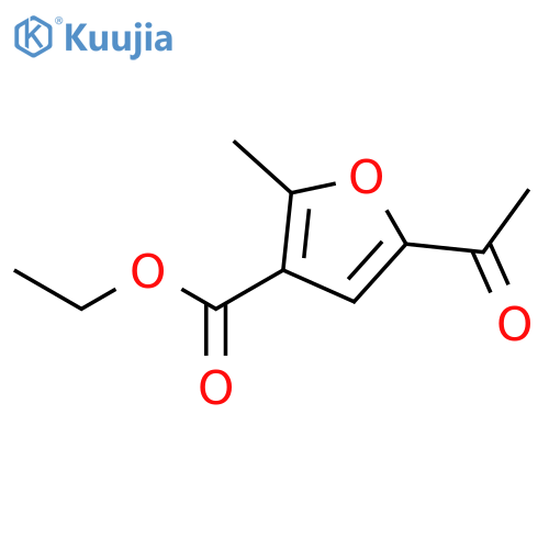 ethyl 5-acetyl-2-methyl-3-furoate structure