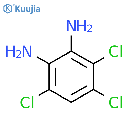 3,4,6-trichlorobenzene-1,2-diamine structure