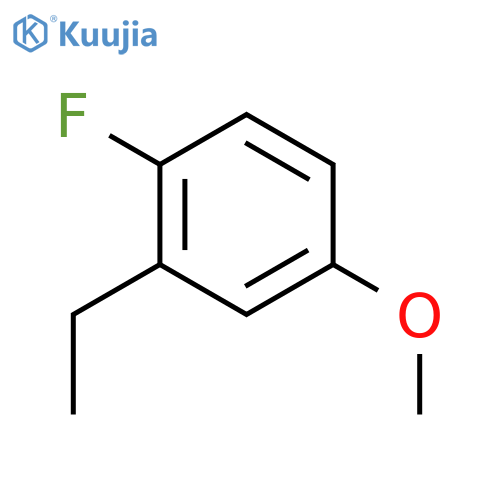 Benzene,2-ethyl-1-fluoro-4-methoxy- structure