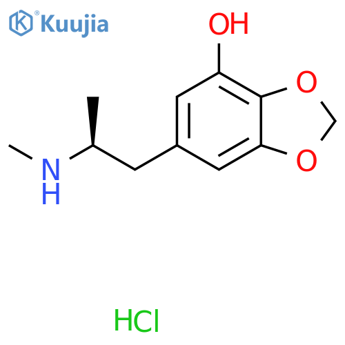 (S)-6-2-(Methylamino)propyl-1,3-benzodioxol-4-ol Hydrochloride structure