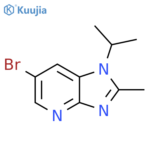 1H-Imidazo[4,5-b]pyridine, 6-bromo-2-methyl-1-(1-methylethyl)- structure