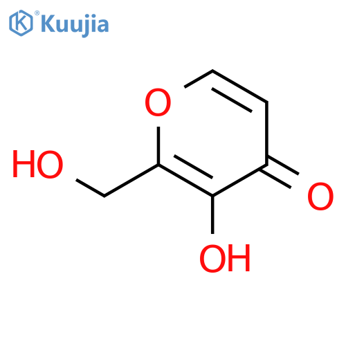 3-hydroxy-2-(hydroxymethyl)-4H-pyran-4-one structure