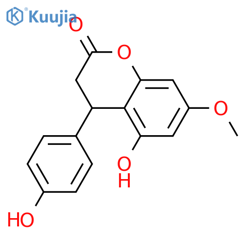 3,4-Dihydro-5,7-dihydroxy-4-(4-hydroxyphenyl)-2H-1-benzopyran-2-one; (+)-form, 7-Me ether structure