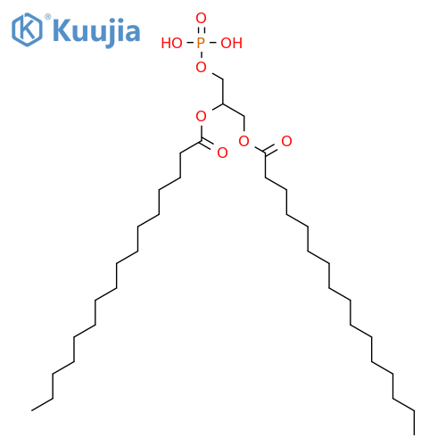 2,3-bis(palmitoyloxy)propyl dihydrogen phosphate structure