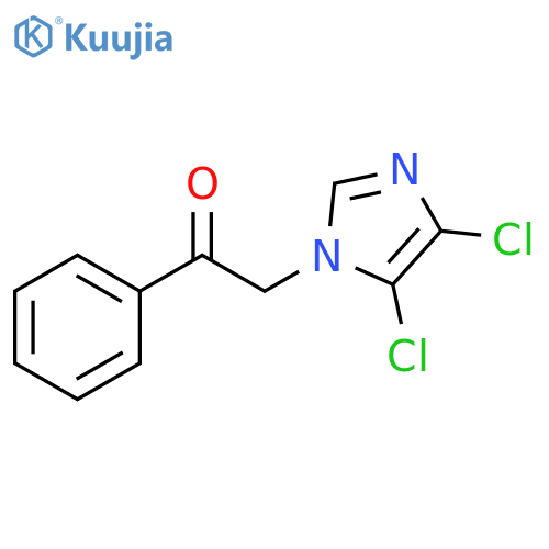 2-(4,5-dichloro-1H-imidazol-1-yl)-1-phenylethan-1-one structure