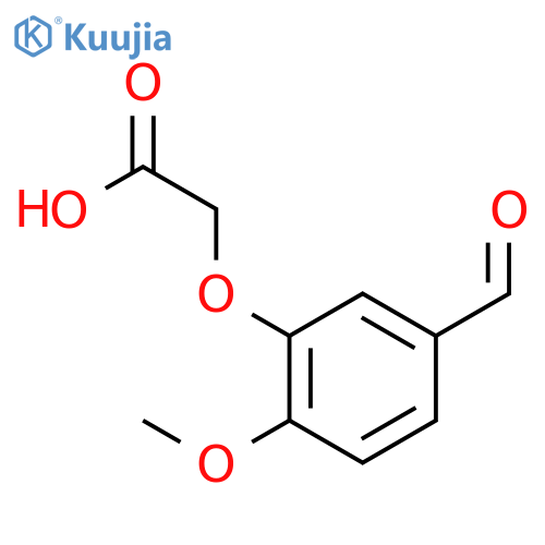 2-(5-Formyl-2-methoxyphenoxy)acetic acid structure