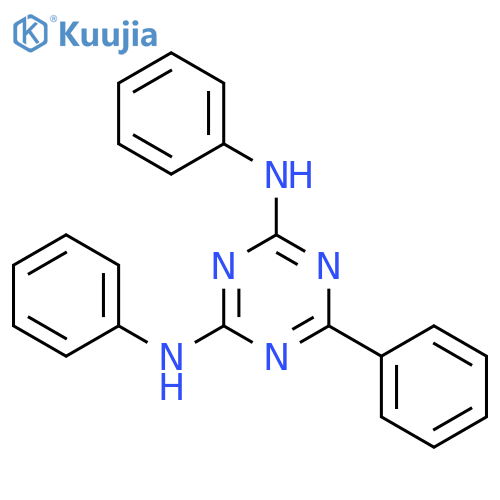 1,3,5-TRIAZINE-2,4-DIAMINE, N,N',6-TRIPHENYL- structure