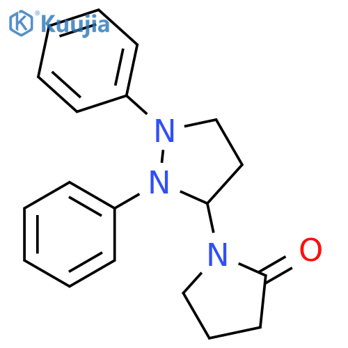 1-(1,2-Diphenylpyrazolidin-3-yl)pyrrolidin-2-one structure