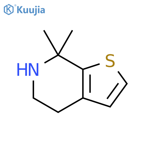 7,7-dimethyl-4H,5H,6H,7H-thieno2,3-cpyridine structure
