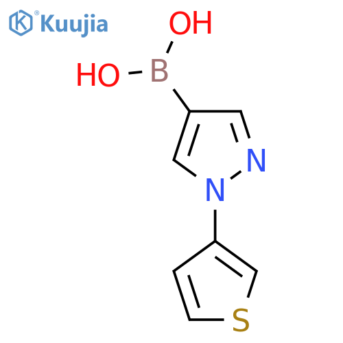 1-(3-Thienyl)-1H-pyrazole-4-boronic Acid structure