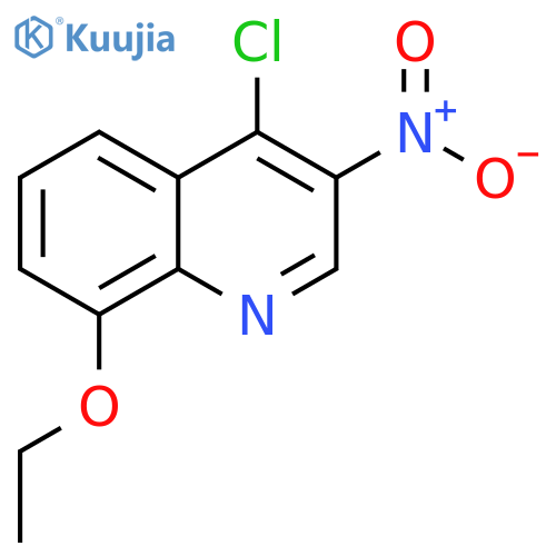 4-chloro-8-ethoxy-3-nitroquinoline structure