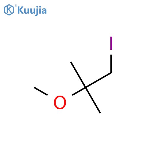 1-iodo-2-methoxy-2-methylpropane structure