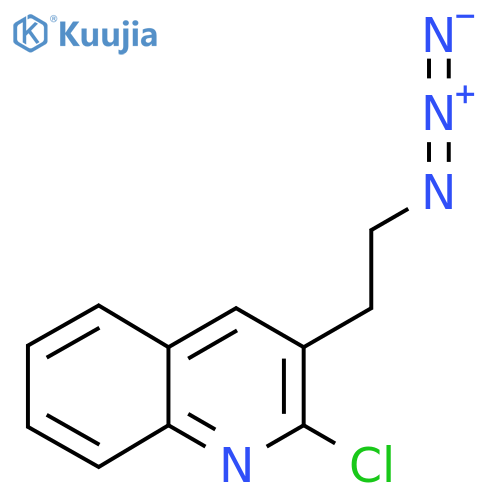 3-(2-azidoethyl)-2-chloroquinoline structure