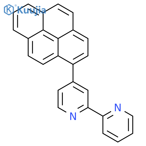 2,2'-Bipyridine, 4-(1-pyrenyl)- structure