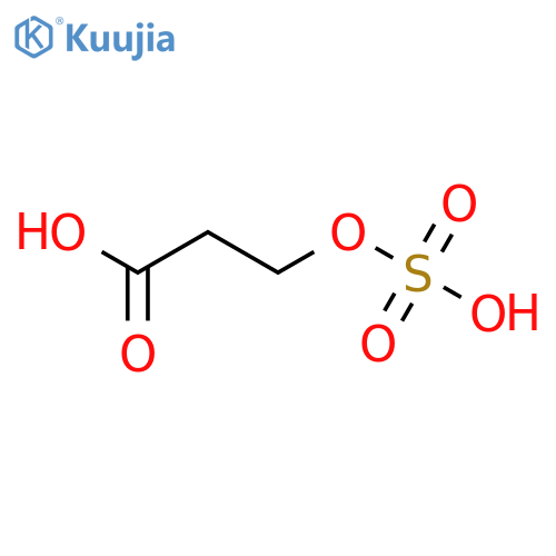 Propanoic acid, 3-(sulfooxy)- structure