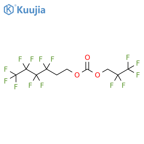 1H,1H,2H,2H-Perfluorohexyl 2,2,3,3,3-pentafluoropropyl carbonate structure