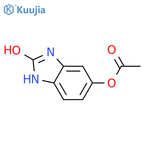 2H-Benzimidazol-2-one,5-(acetyloxy)-1,3-dihydro- structure
