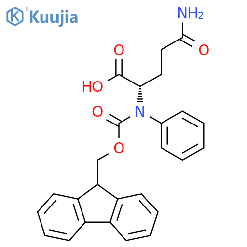 L-Glutamine, N2-[(9H-fluoren-9-ylmethoxy)carbonyl]-N-phenyl- structure