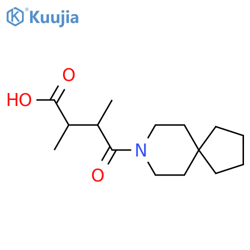 4-{8-Azaspiro[4.5]decan-8-yl}-2,3-dimethyl-4-oxobutanoic acid structure