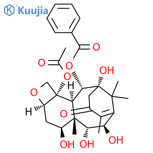 7,11-Methano-9H-cyclodeca[3,4]benz[1,2-b]oxet-9-one,12b-(acetyloxy)-12-(benzoyloxy)-1,2a,3,4,4a,5,6,10,11,12,12a,12b-dodecahydro-4,5,6,11-tetrahydroxy-4a,8,13,13-tetramethyl-,(2aR,4S,4aS,5R,6R,11S,12S,12aR,12bS)- structure