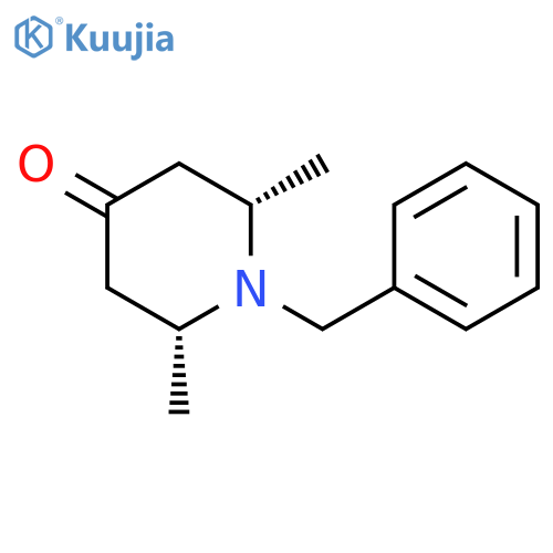 (2R,6S)-1-benzyl-2,6-dimethylpiperidin-4-one, cis structure