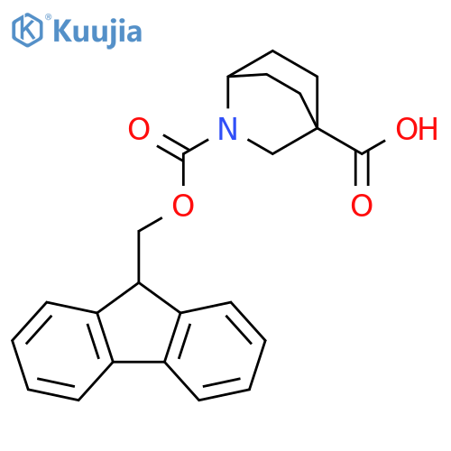 2-Azabicyclo[2.2.2]octane-2,4-dicarboxylic acid, 2-(9H-fluoren-9-ylmethyl) ester structure