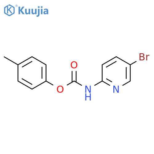 (4-Methylphenyl) N-(5-bromopyridin-2-yl)carbamate structure
